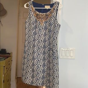 Anthropologie dress with wooden beads. Size 6.